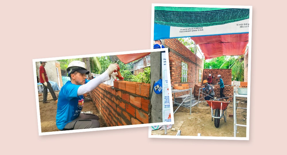 Hausprojekt Habitat for Humanity in Vietnam
